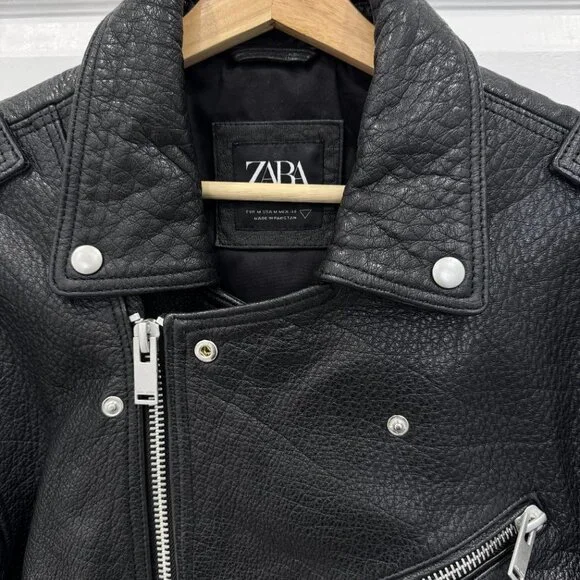 Zara Genuine Buffalo Leather jacket - Men's Medium - Picture 3 of 6